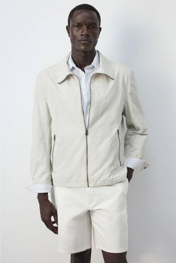 Mango Man tussenjas lichtbeige - Foto 2