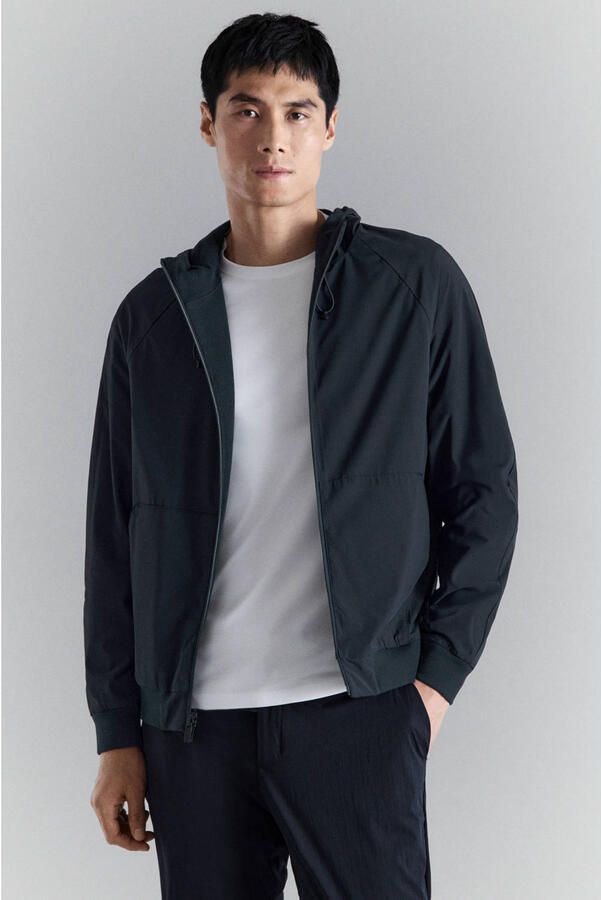 Mango Man vest donkerblauw