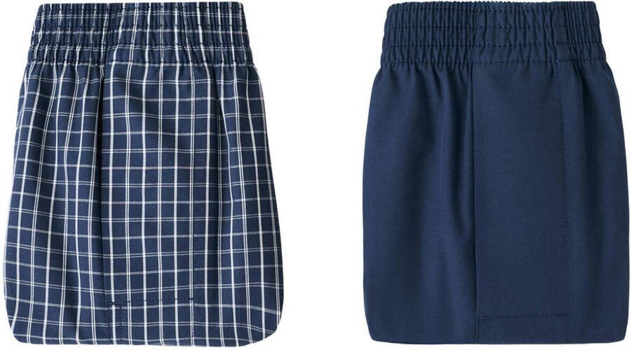 Mango Man wijde boxershorts donkerblauw (set van 2) - Foto 3