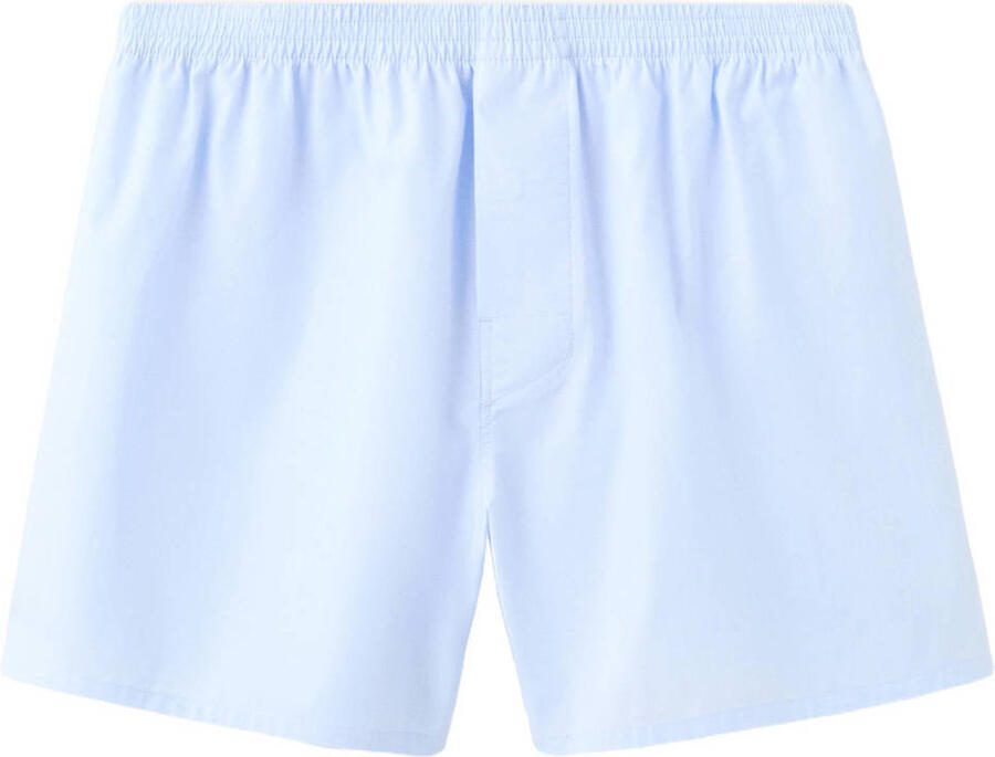 Mango Man wijde boxershorts lichtblauw (set van 2) - Foto 2