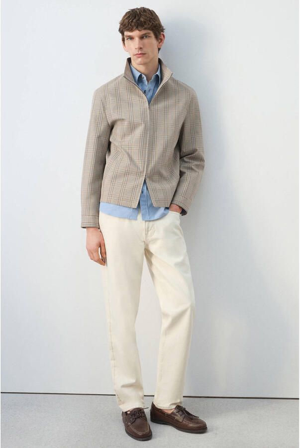 Mango Man zomerjas beige - Foto 2