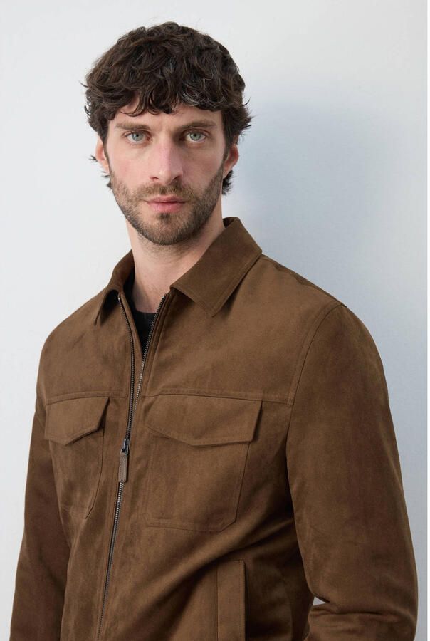 Mango Man zomerjas bruin - Foto 2