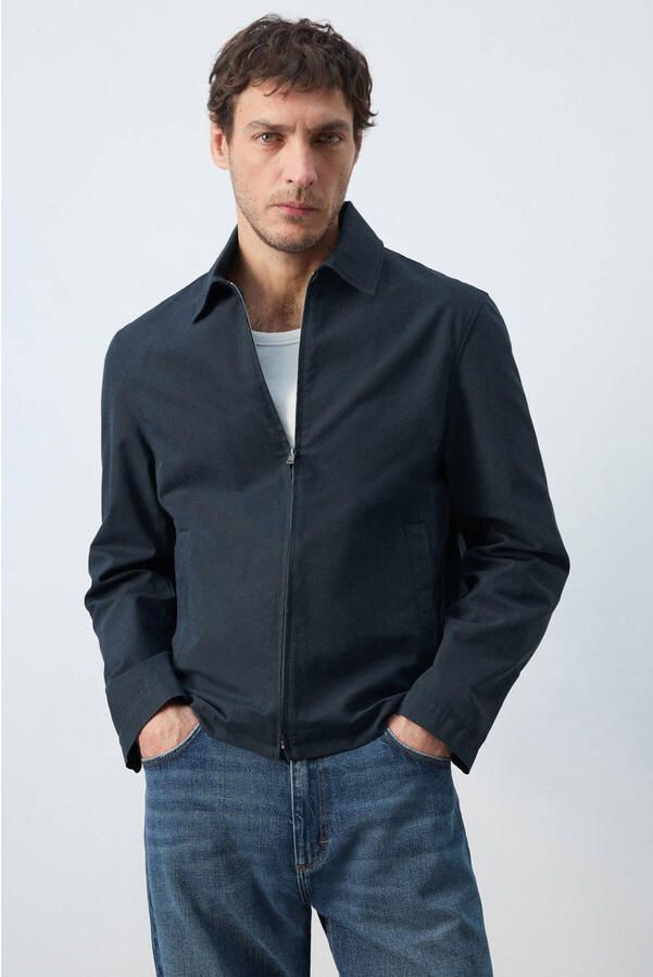 Mango Man zomerjas donkerblauw