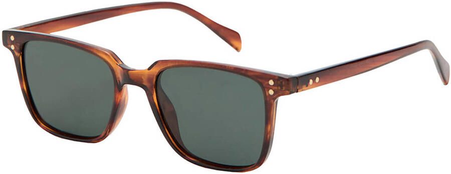 Mango Man zonnebril met tortoise print bruin