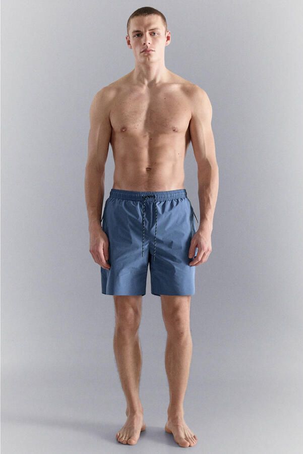 Mango Man zwemshort blauw - Foto 3