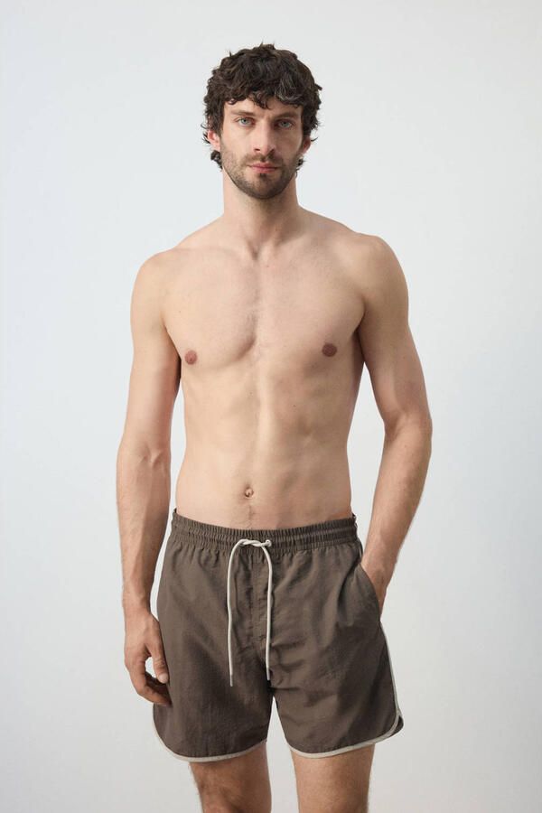 Mango Man zwemshort bruin
