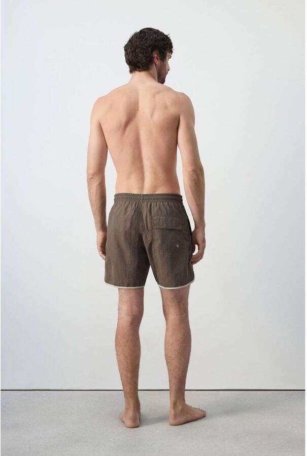Mango Man zwemshort bruin - Foto 2