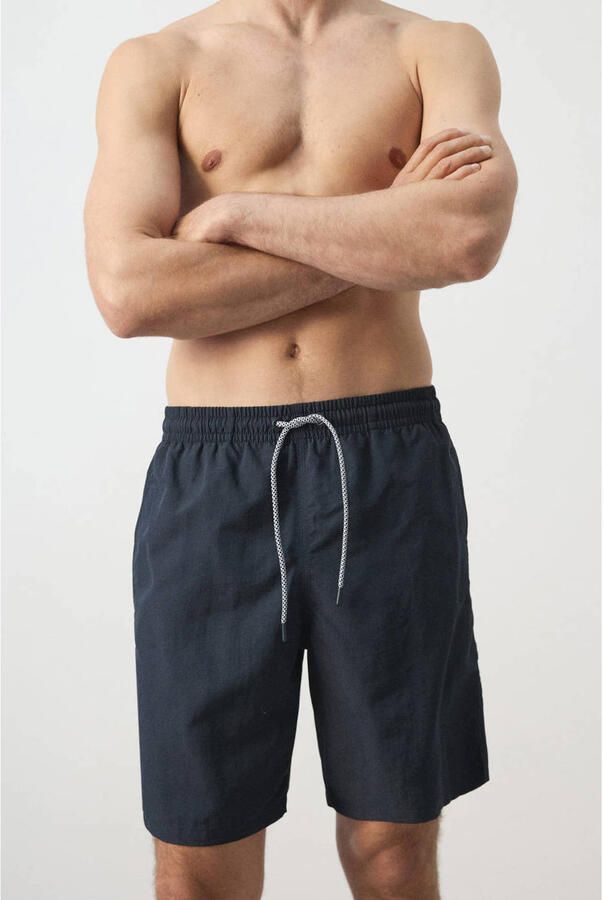 Mango Man zwemshort donkerblauw