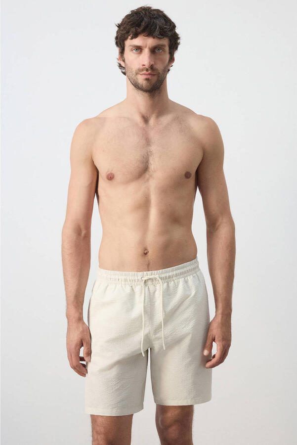 Mango Man zwemshort lichtbeige