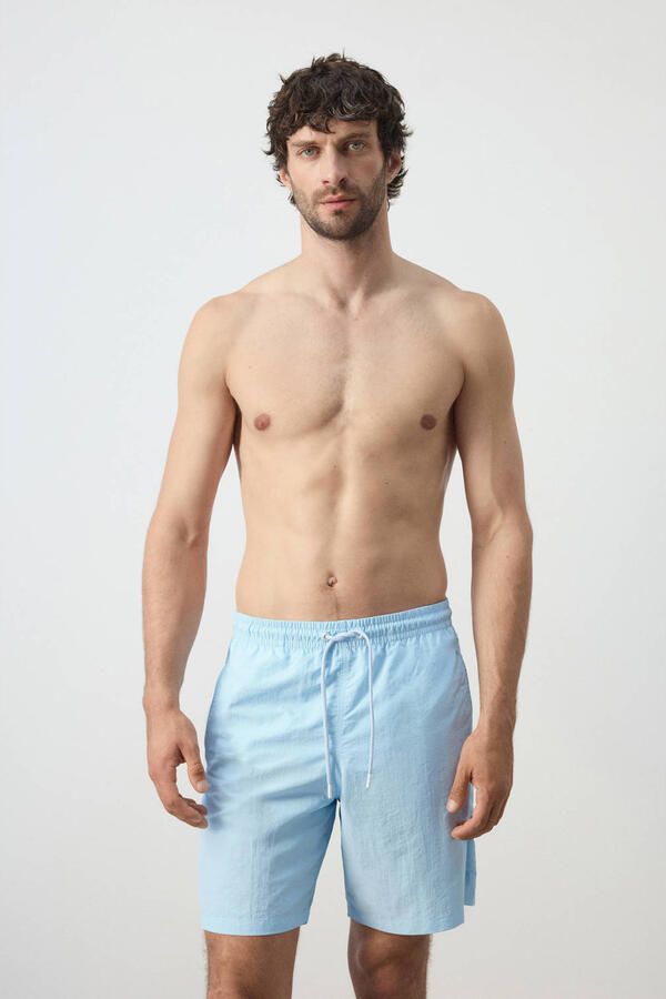 Mango Man zwemshort lichtblauw