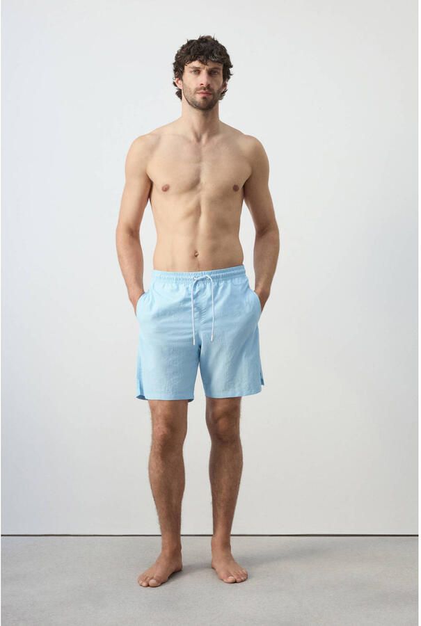 Mango Man zwemshort lichtblauw - Foto 2