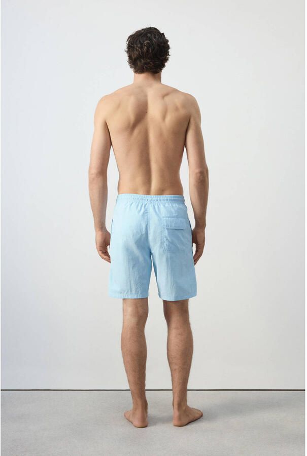 Mango Man zwemshort lichtblauw - Foto 3