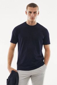 Mango Man regular fit T-shirt donkerblauw