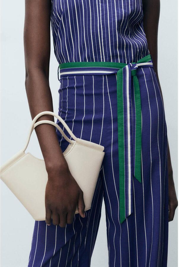 Mango aansluitend jumpsuit blauw - Foto 3
