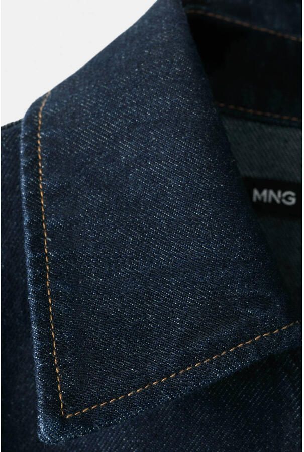 Mango Aansluitend jumpsuit dark blue denim - Foto 2