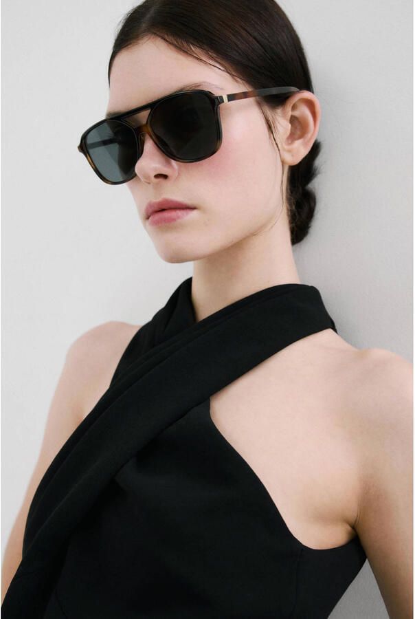 Mango Aansluitend jumpsuit zwart - Foto 2