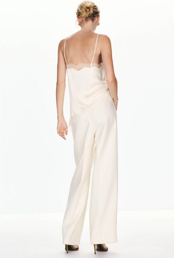 Mango asymmetrische top beige - Foto 2
