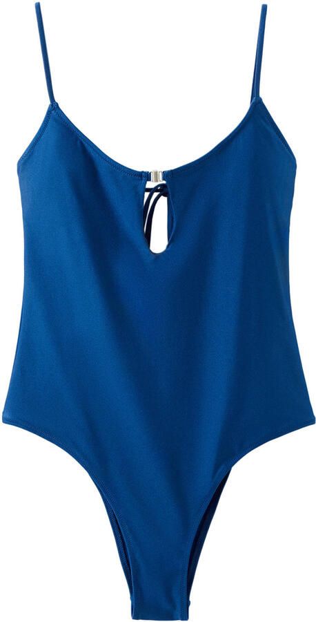 Mango badpak blauw