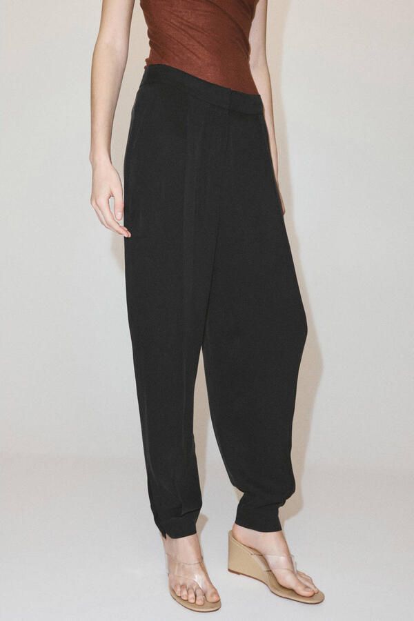 Mango ballonbroek zwart