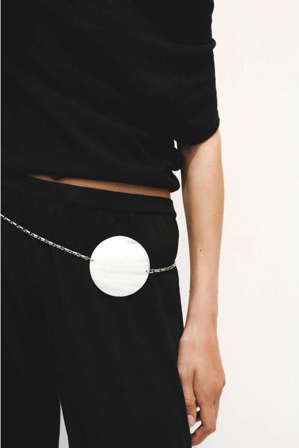 Mango balloon broek zwart - Foto 3