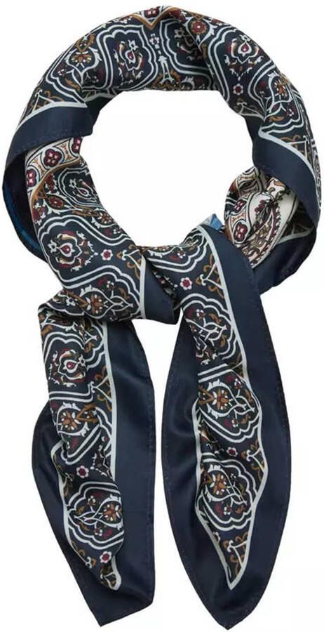 Mango bandana met all over print blauw roze - Foto 2