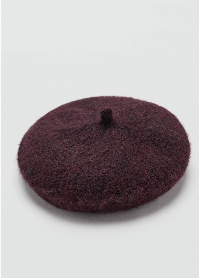 Mango baret donkerrood - Foto 2