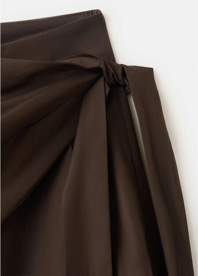 Mango barrel broek bruin