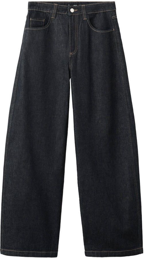 Mango barrel jeans dark blue denim