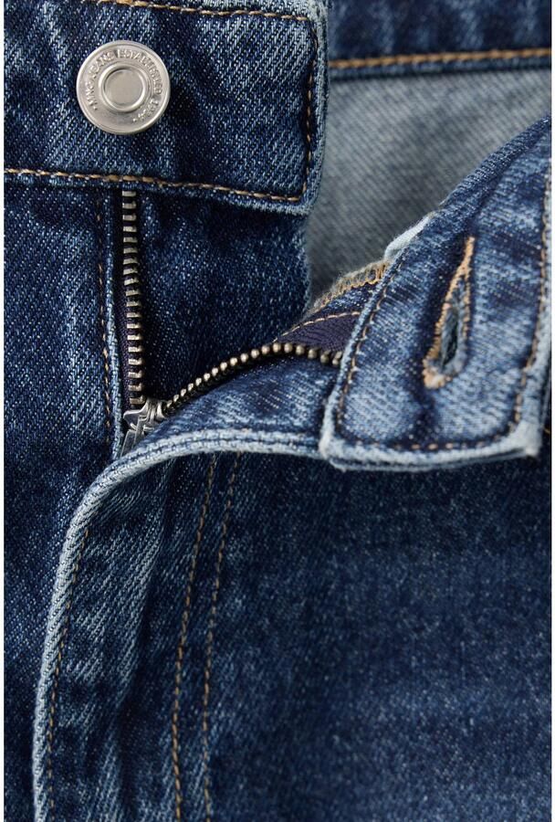 Mango barrel jeans donkerblauw - Foto 3