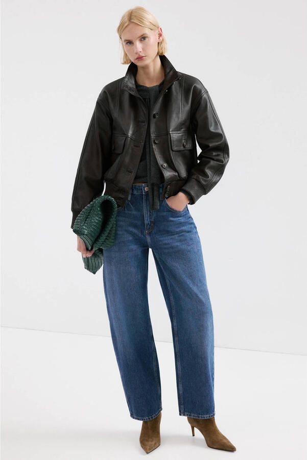 Mango barrel jeans medium blue denim - Foto 2