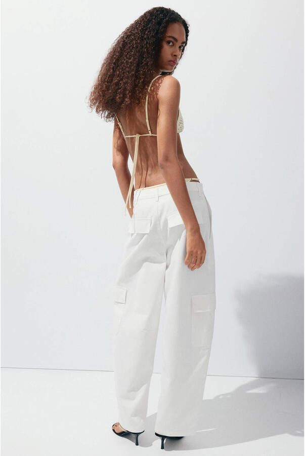 Mango barrel jeans wit - Foto 2