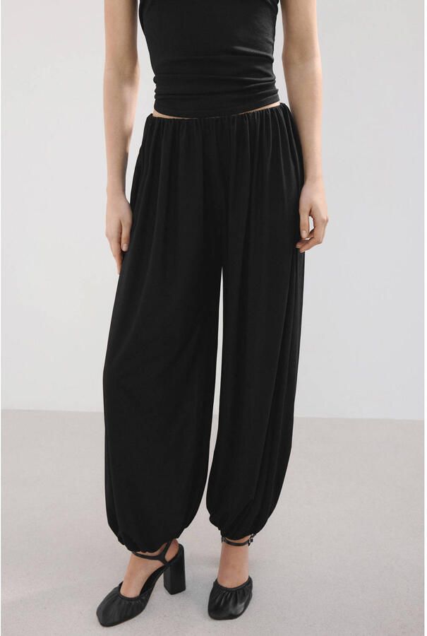 Mango barrel regular waist casual broek