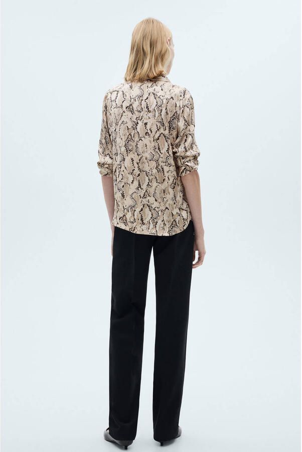 Mango blouse beige