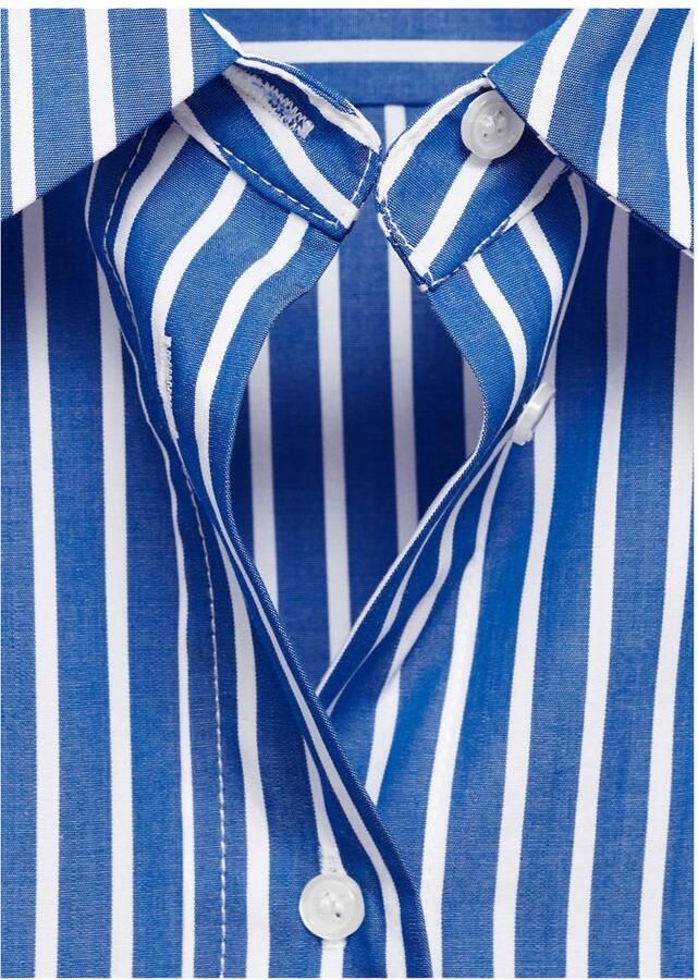 Mango blouse blauw - Foto 2