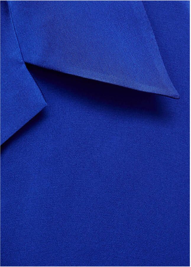 Mango blouse blauw - Foto 2