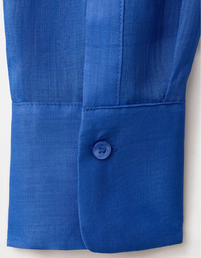 Mango blouse blauw - Foto 3