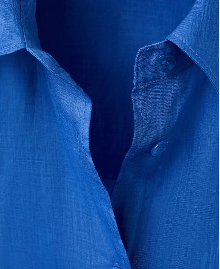 Mango blouse blauw - Foto 2