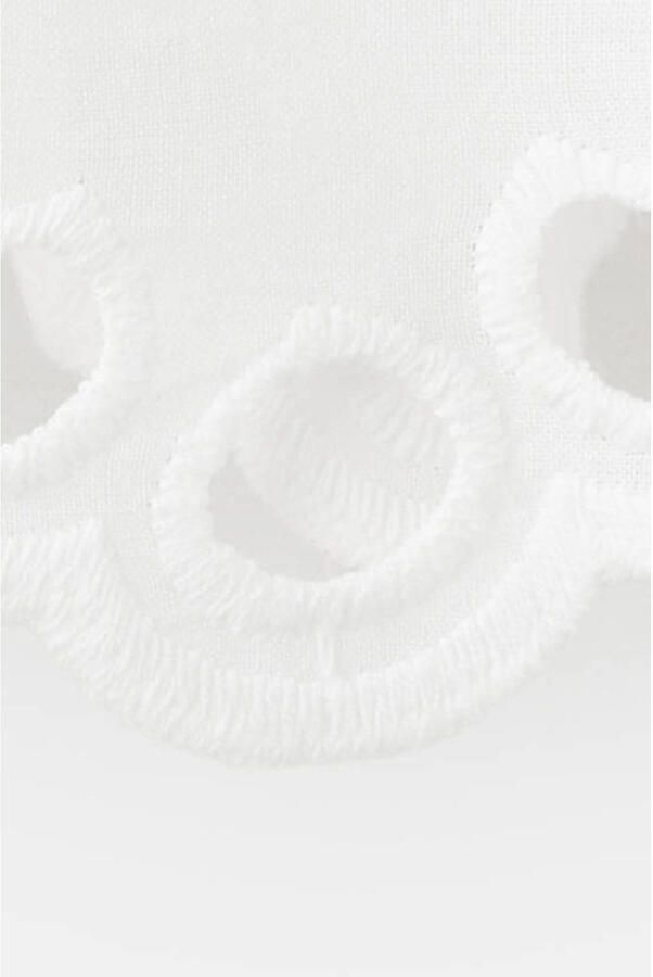 Mango blouse broderie wit - Foto 3