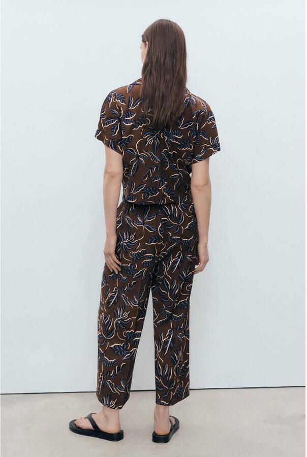 Mango blouse bruin - Foto 3