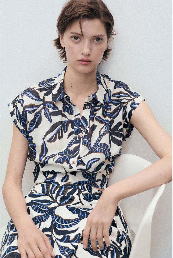 Mango blouse ecru - Foto 3