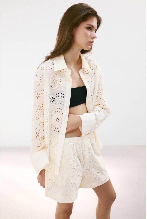 Mango blouse ecru - Foto 3