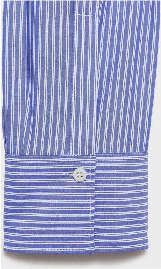 Mango blouse lichtblauw - Foto 3