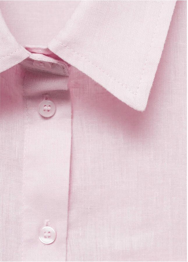 Mango blouse lichtroze - Foto 2