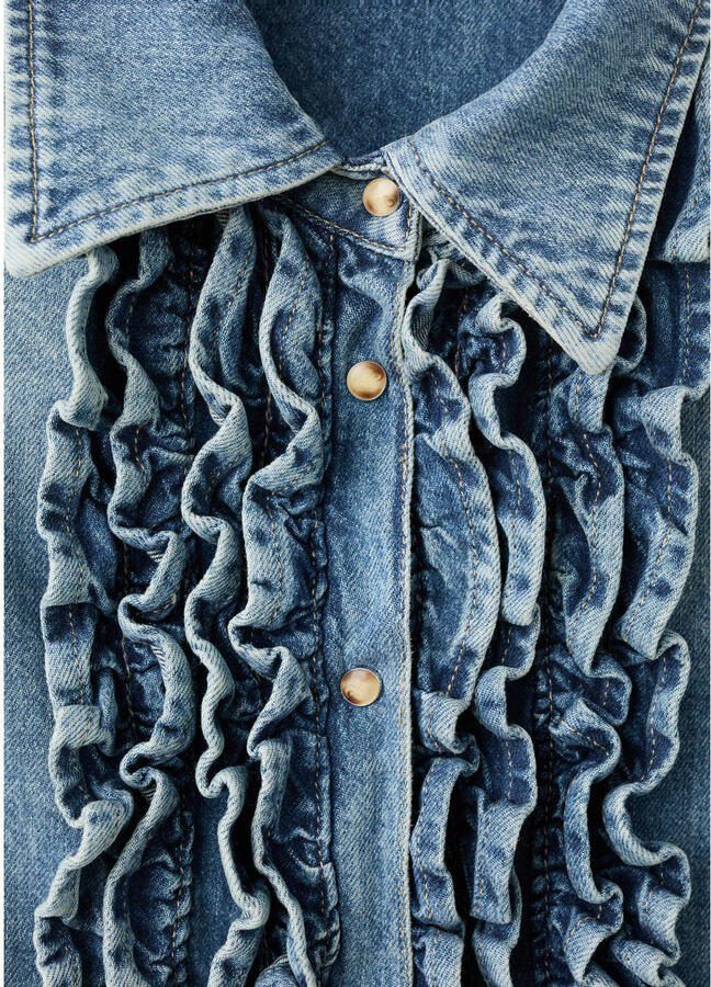 Mango blouse medium blue denim - Foto 2