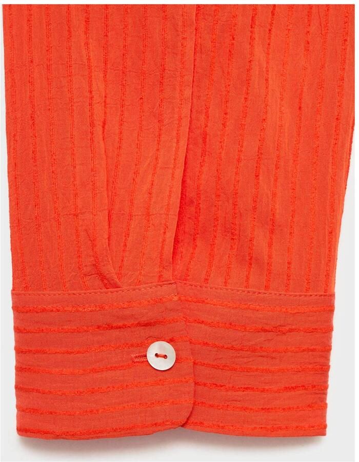 Mango blouse oranje - Foto 1