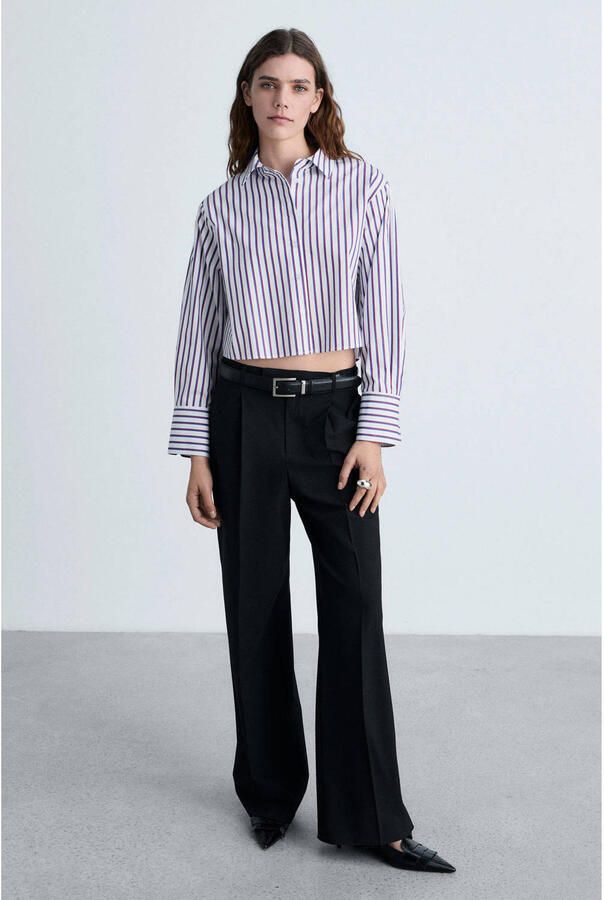 Mango blouse rood - Foto 2