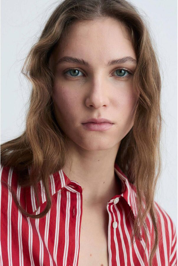 Mango blouse rood - Foto 2