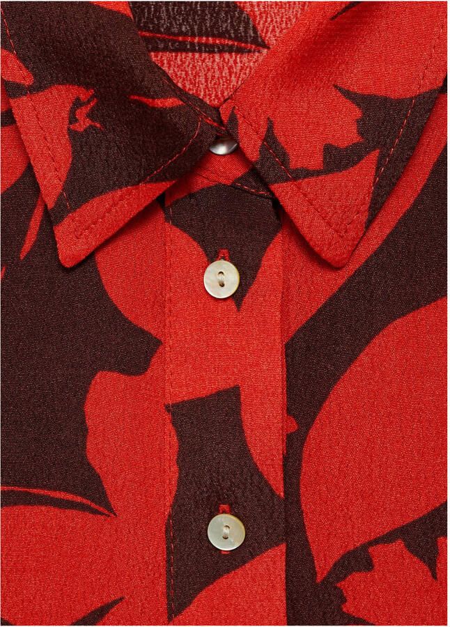 Mango blouse rood - Foto 2