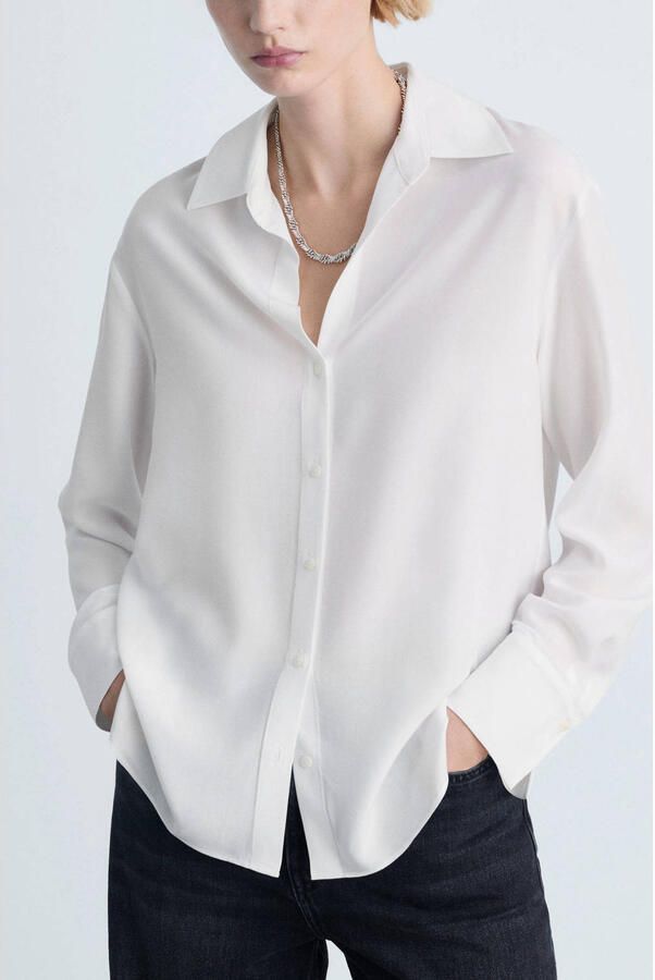 Mango blouse wit