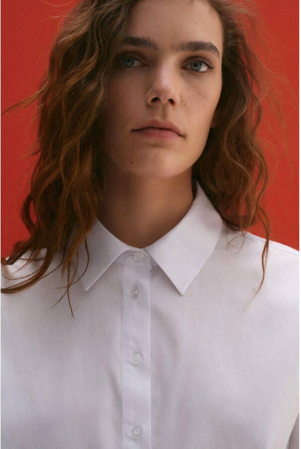 Mango blouse wit - Foto 2
